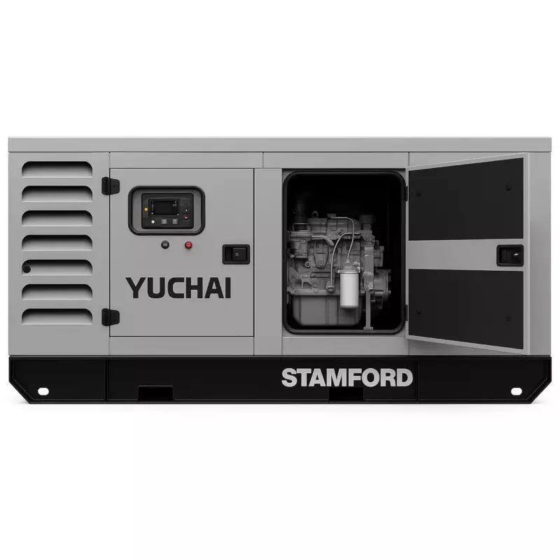 Дизельный генератор Yuchai GMP AY110 в кожухе